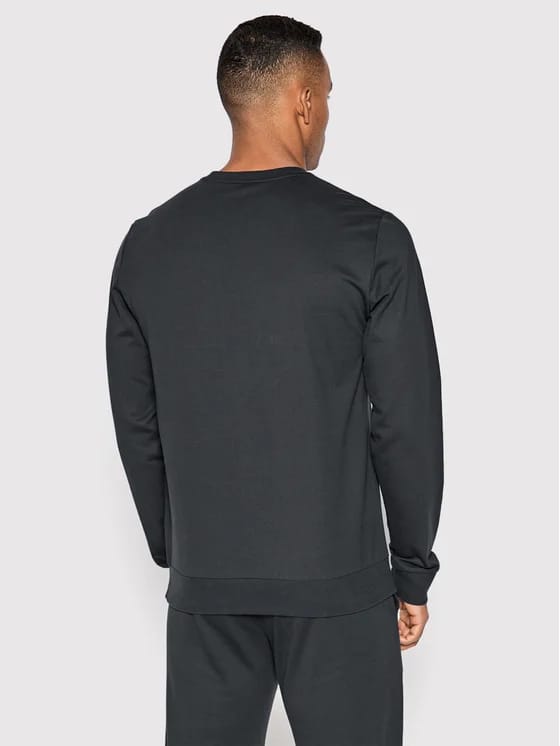 Felpa Emporio Armani in maxi Logo argentato