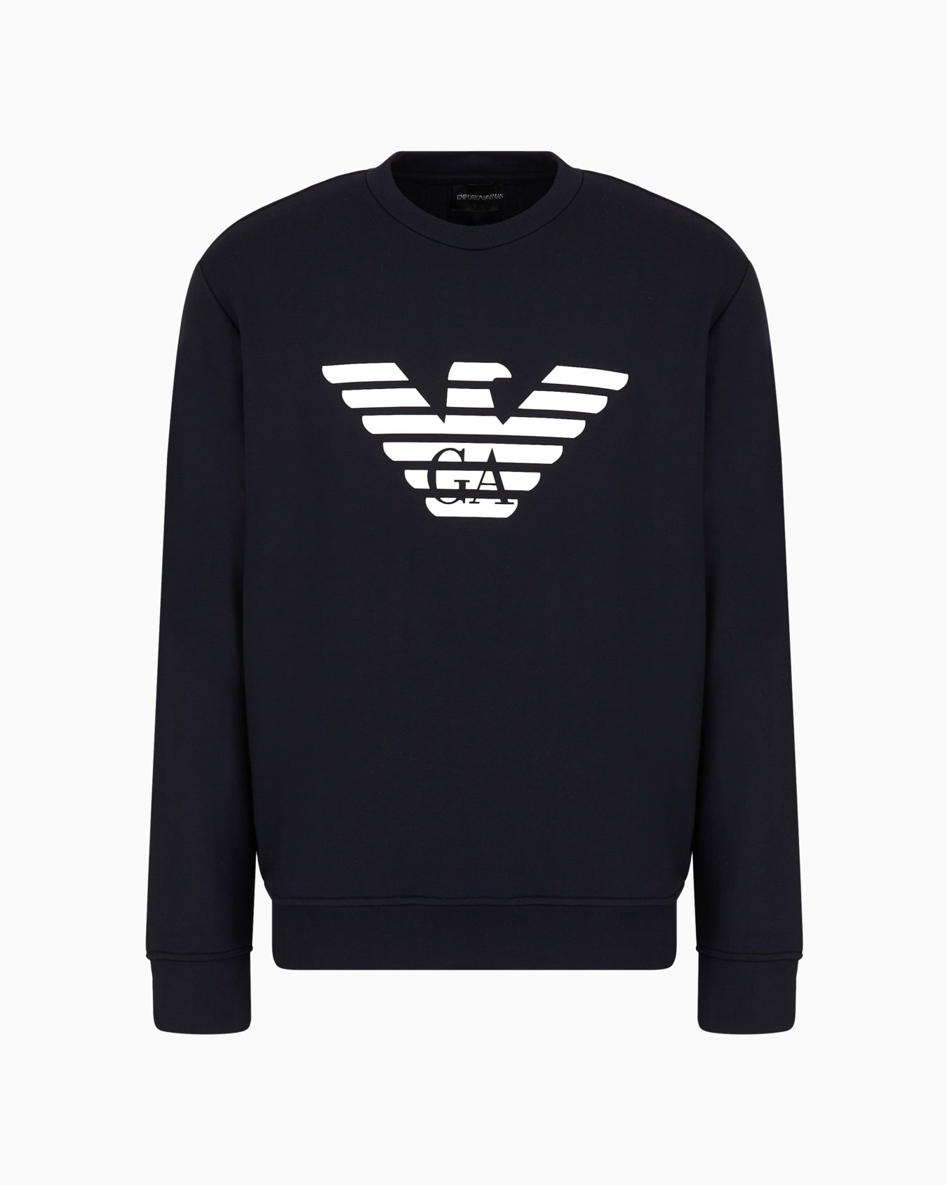 Felpa Emporio Armani Girocollo in maxi Logo