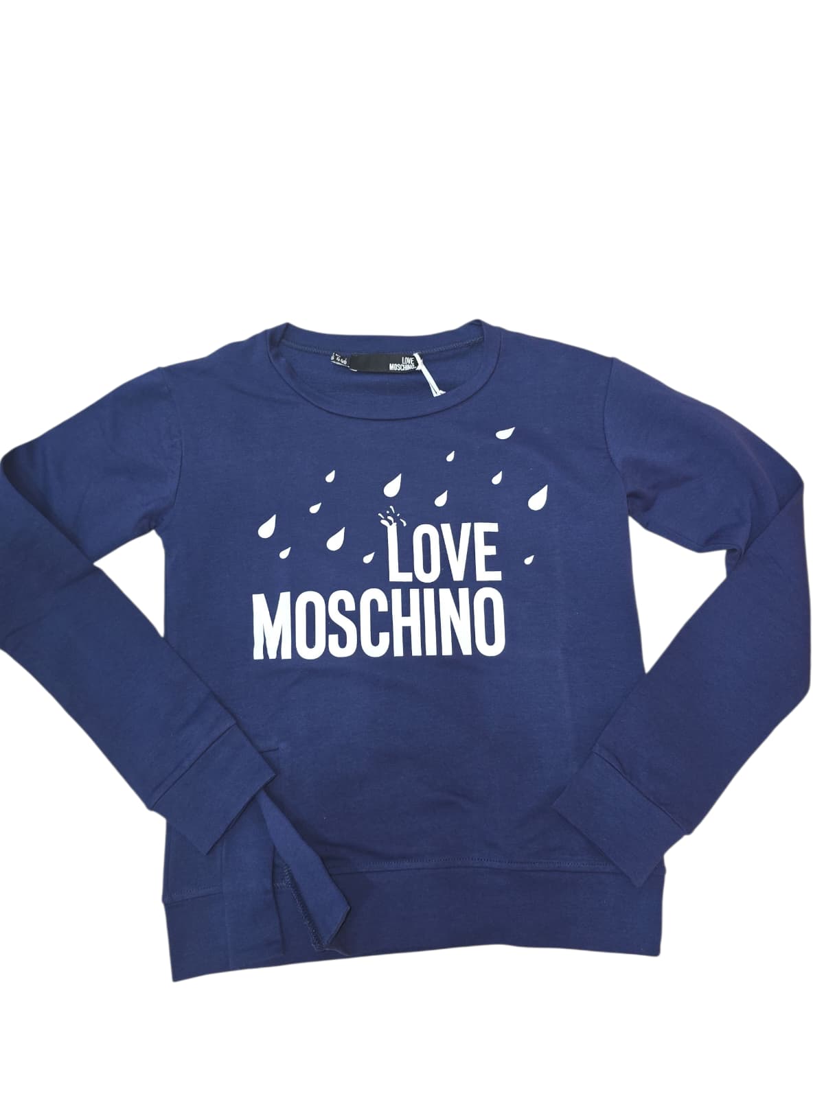Felpa Moschino Garzata con spacco laterale