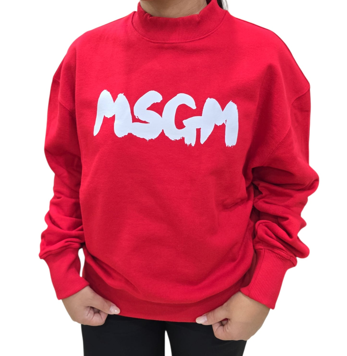 Felpa MSGM SWEATSHIRT Rossa