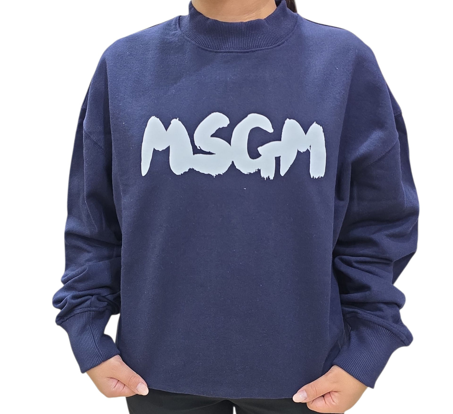 Felpa MSGM SWEATSHIRT Blu scuro
