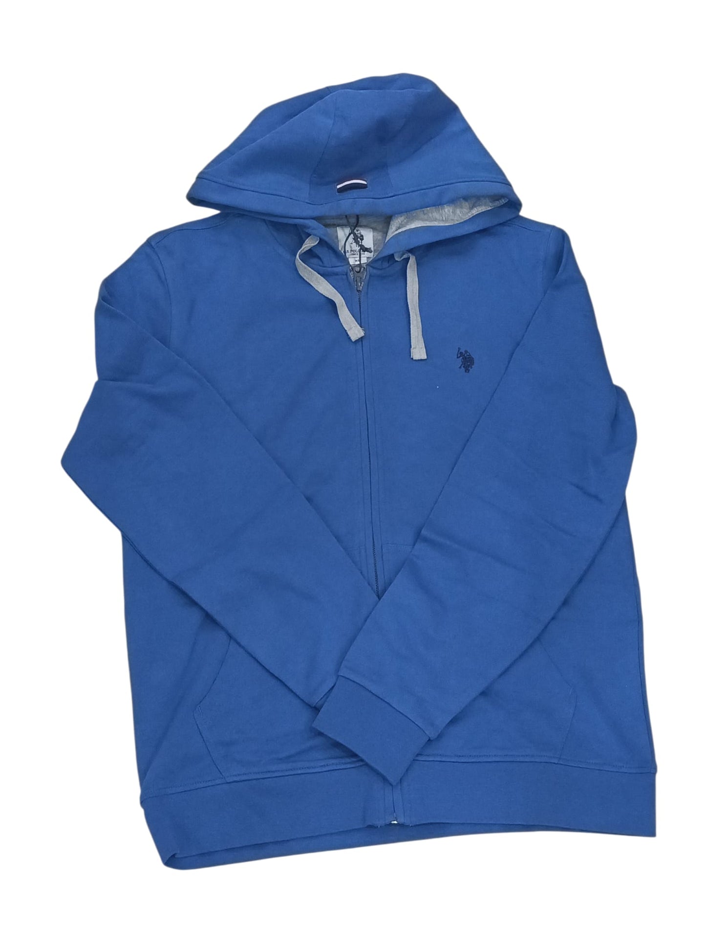 Felpa con cappuccio e zip US POLO ASSN