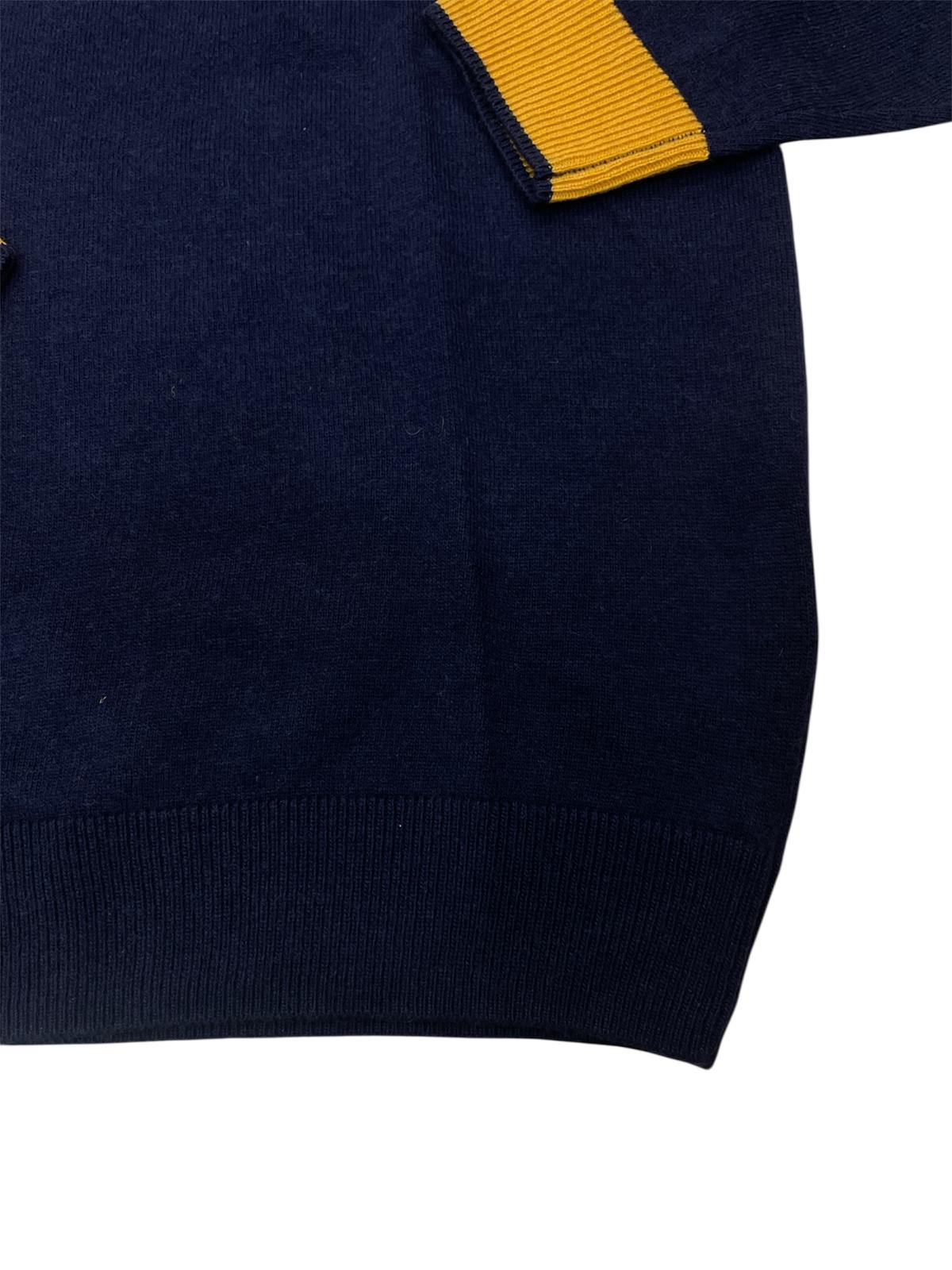 Maglione US POLO ASSN con dettagli in giallo