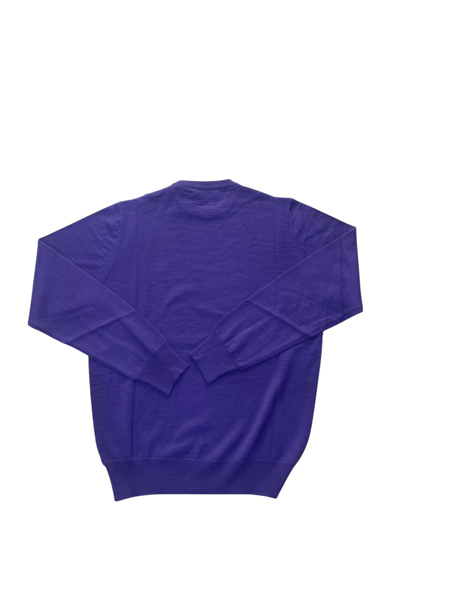 Maglioncino Trussardi Logo ricamato Viola