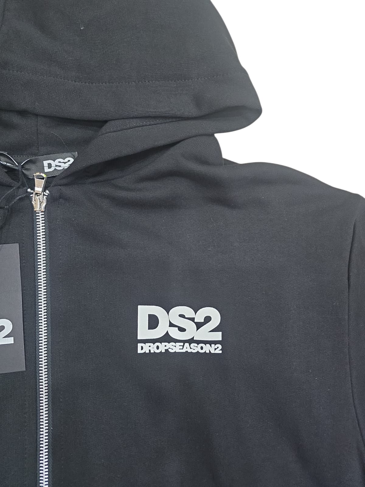 Felpa Donna Drop Season2 con zip logo laterale