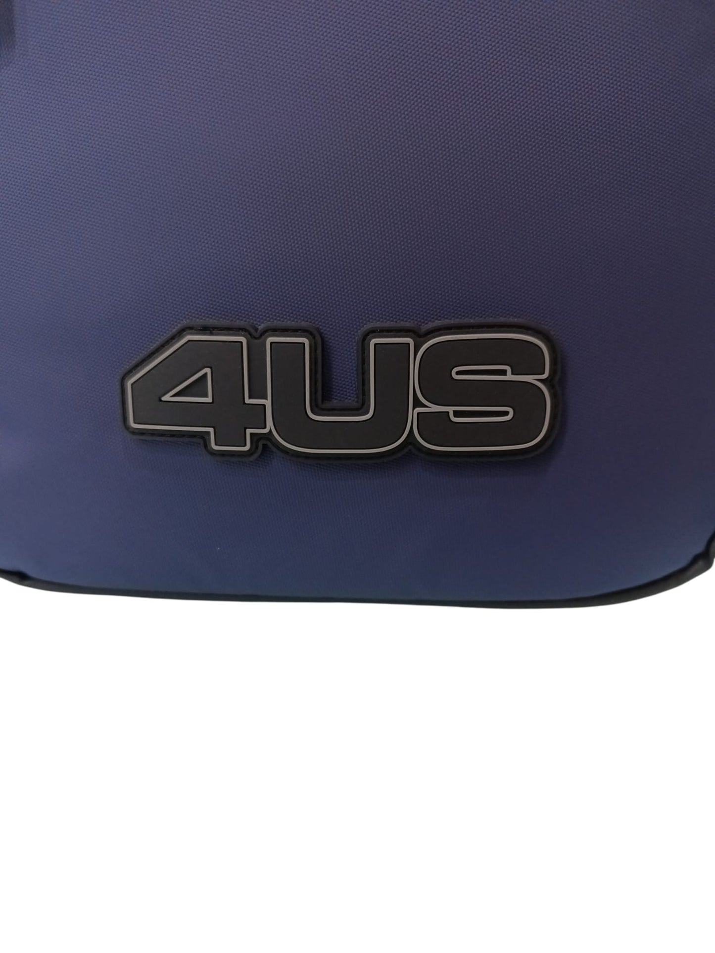 Zaino uomo blu 4US PACIOTTI con logo rilievo 703