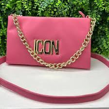 Borsetta ICON Grace logo placcato oro a02