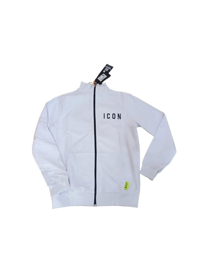 Giacca ICON con zip con logo al petto in rilievo