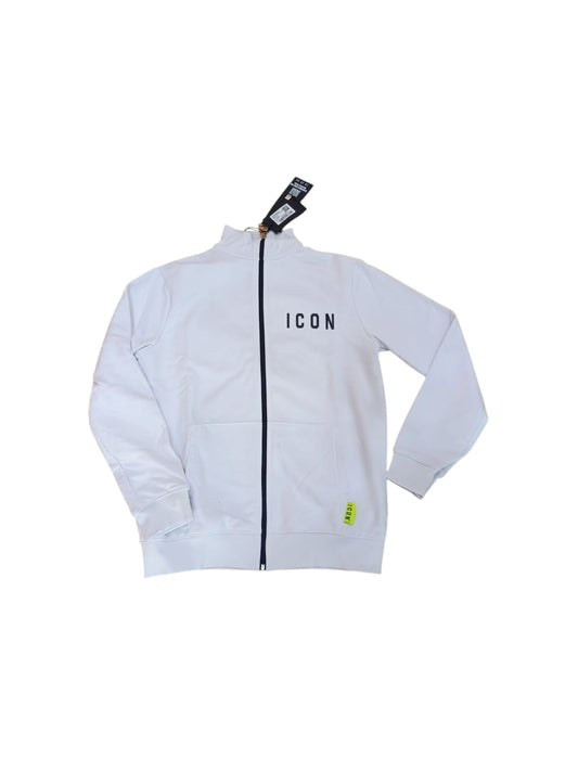 Giacca ICON con zip con logo al petto in rilievo