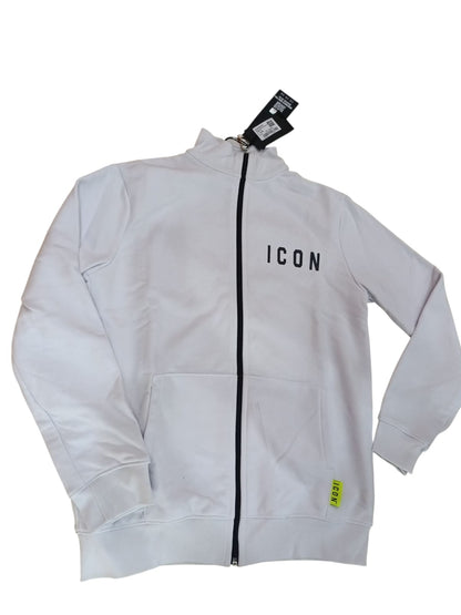 Giacca ICON con zip con logo al petto in rilievo