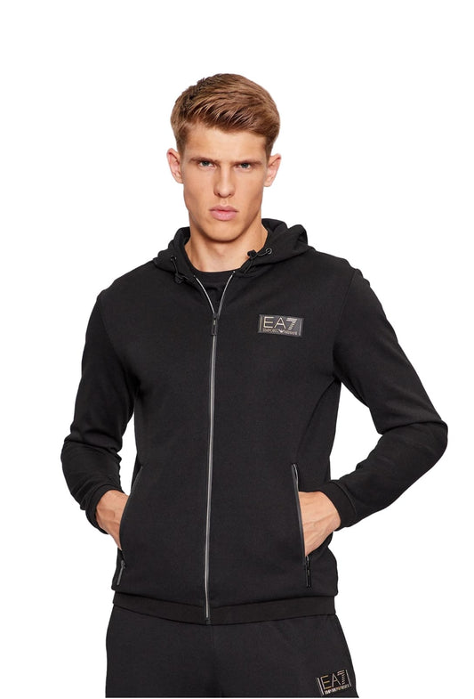 Tuta Emporio Armani in tessuto tecnico  logo Oro