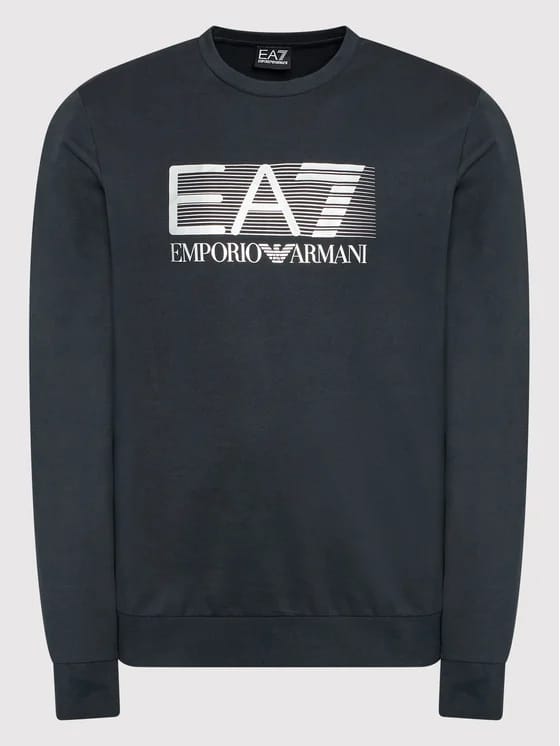 Felpa Emporio Armani in maxi Logo argentato