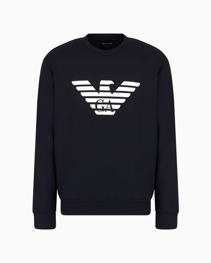 Felpa Emporio Armani Girocollo in maxi Logo