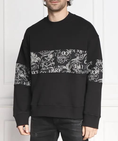 Versace Jeans Couture felpa in cotone oversize