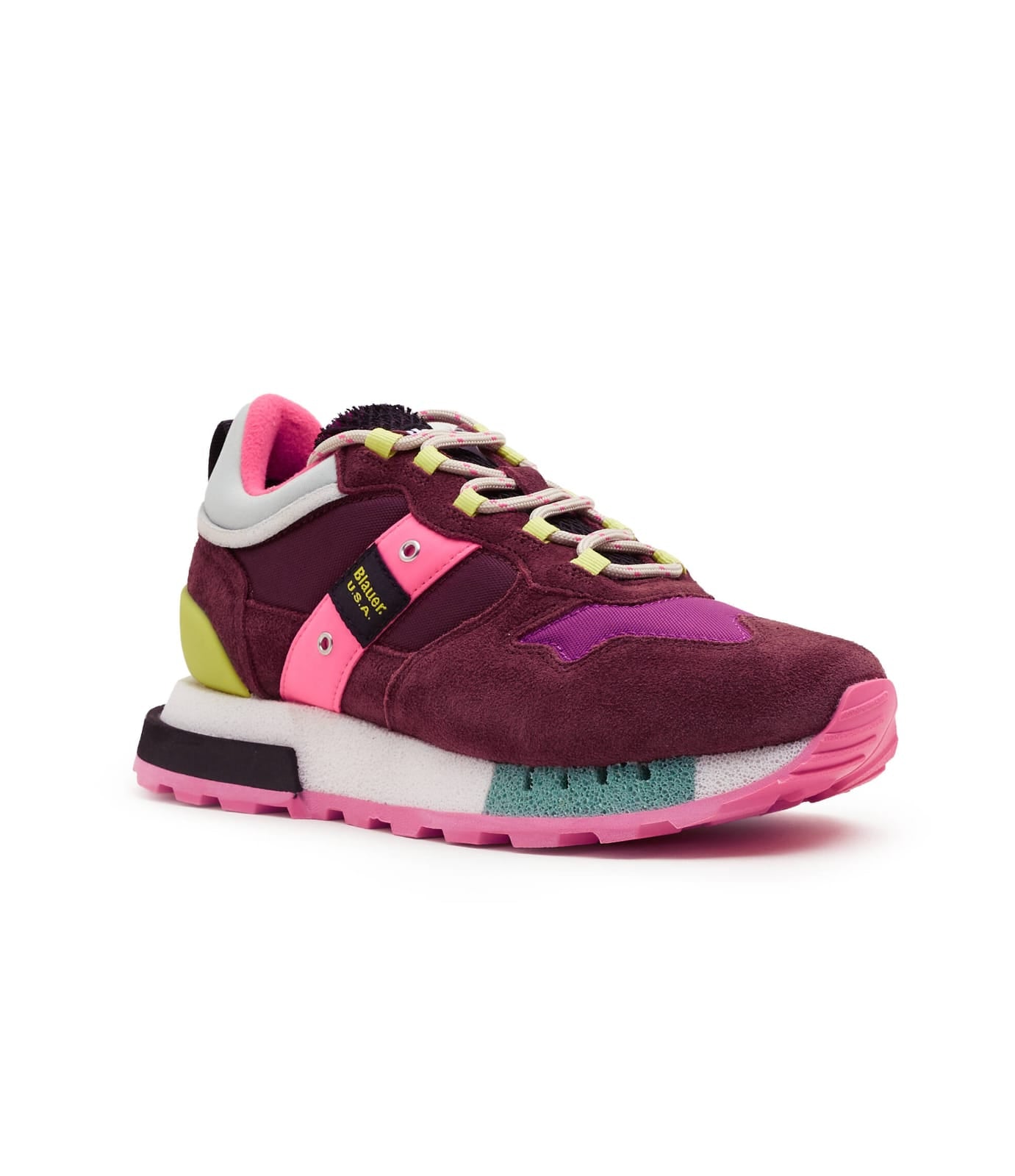 Sneakers Blauer fluo