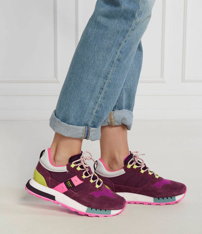 Sneakers Blauer fluo