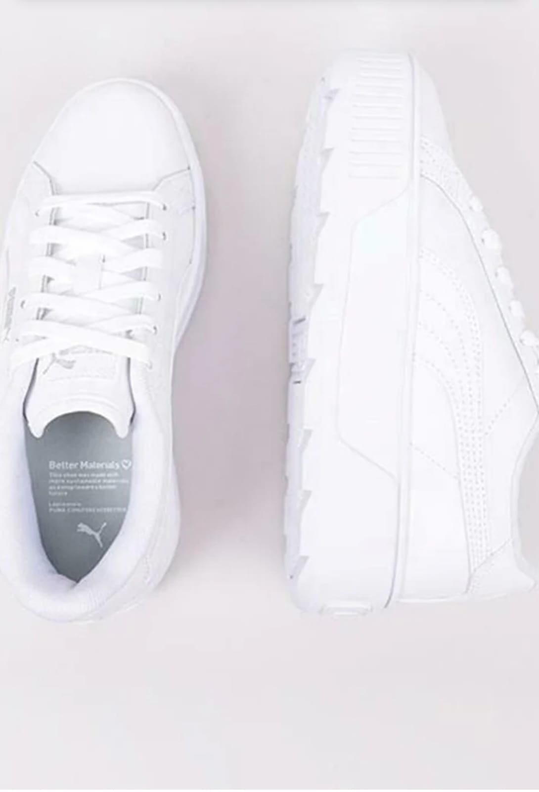 Sneakers Puma in ecopelle total white