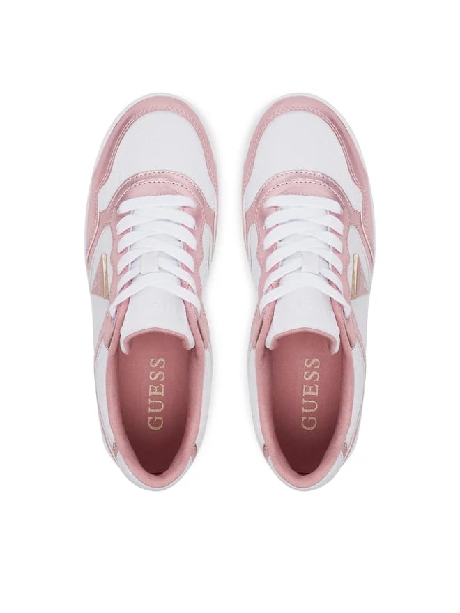 Sneakers Guess in ricamo ed ecopelle