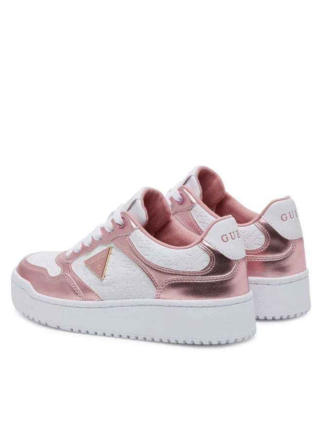 Sneakers Guess in ricamo ed ecopelle