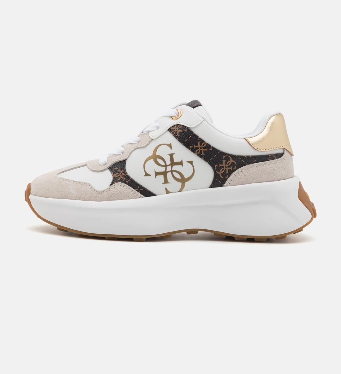 Sneakers Guess in ecopelle e camoschio