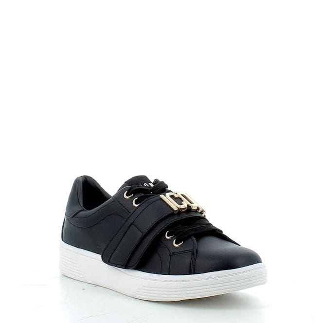 Sneakers ICON In ecopelle con logo in strappo