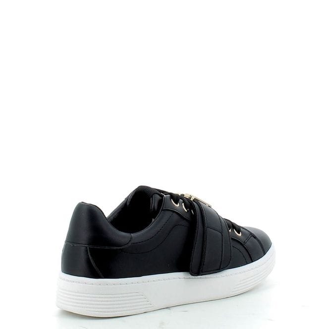Sneakers ICON In ecopelle con logo in strappo