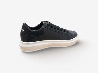 Sneakers ICON Uomo con logo a rilievo ecopelle