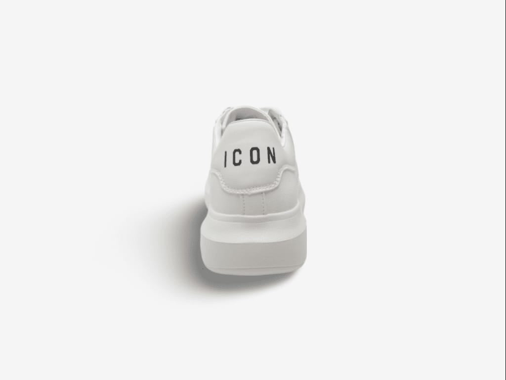 Sneakers ICON Uomo con logo a rilievo ecopelle