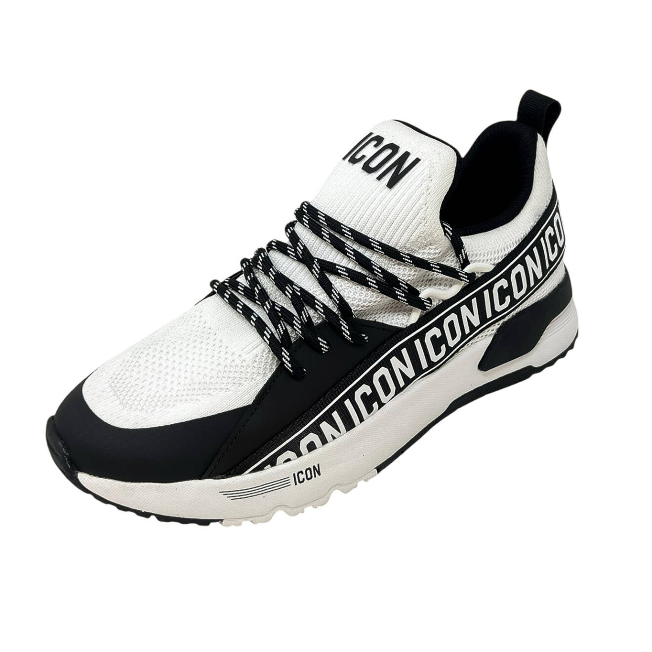 Sneakers ICON Uomo con logo ricamato in tessuto