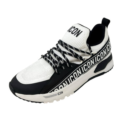 Sneakers ICON Uomo con logo ricamato in tessuto