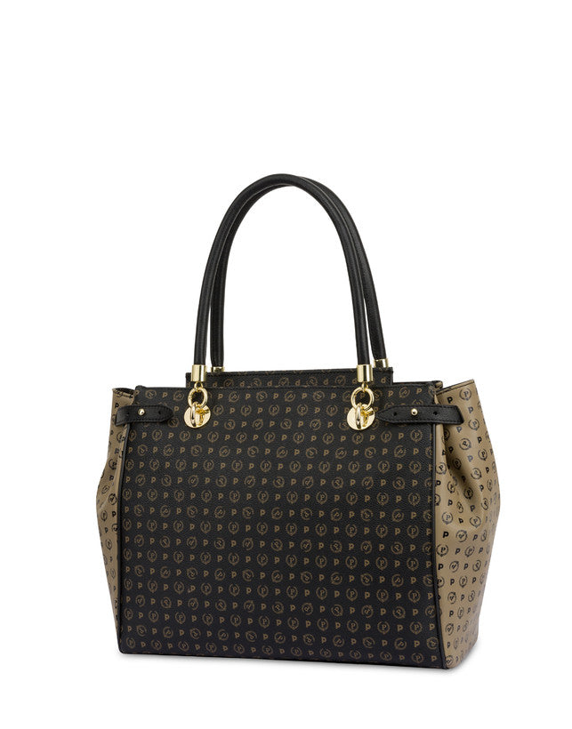 Borsa Pollini con doppia tracolla bicolore