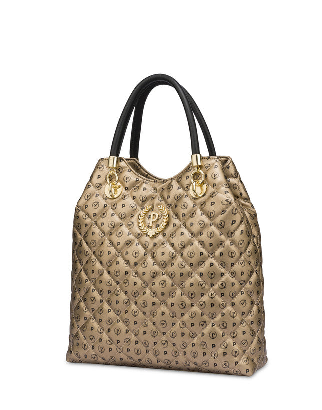 Borsa POLLINI Doppio  manico Heritage Oro nero