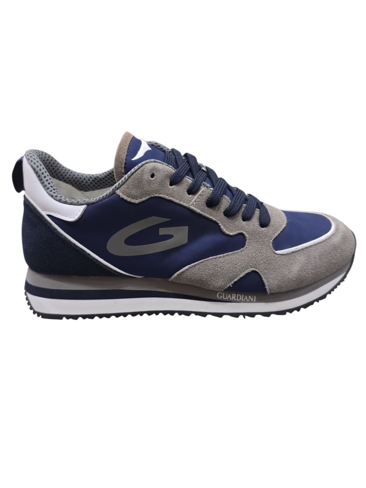 Sneaker GUARDIANI Uomo in camoschio e tessuto
