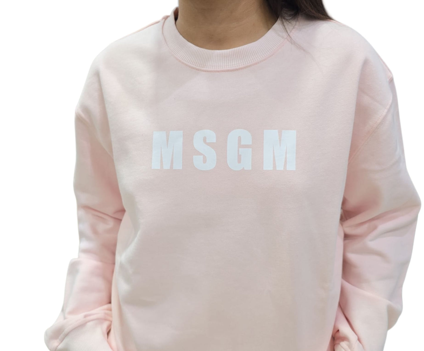 Felpa MSGM in cotone Rosa