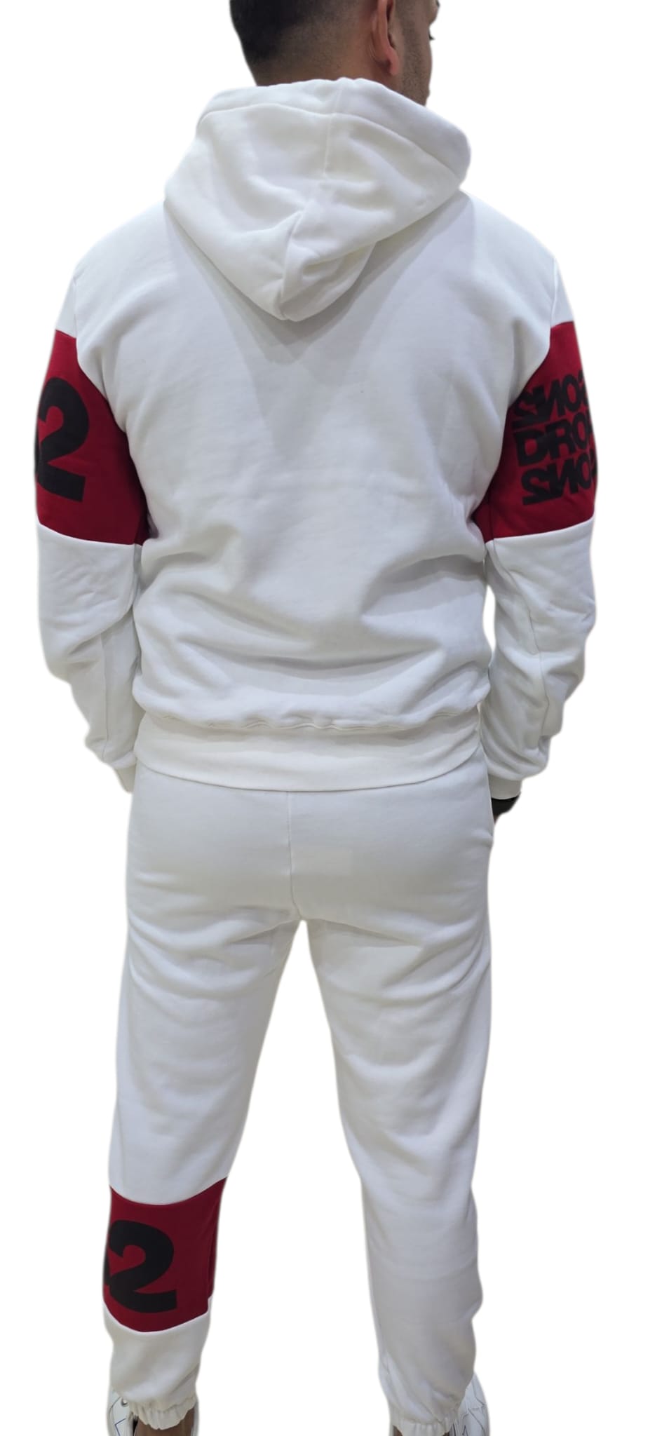 Tuta DROP SEASON2 Tricolore bianca rossa nera