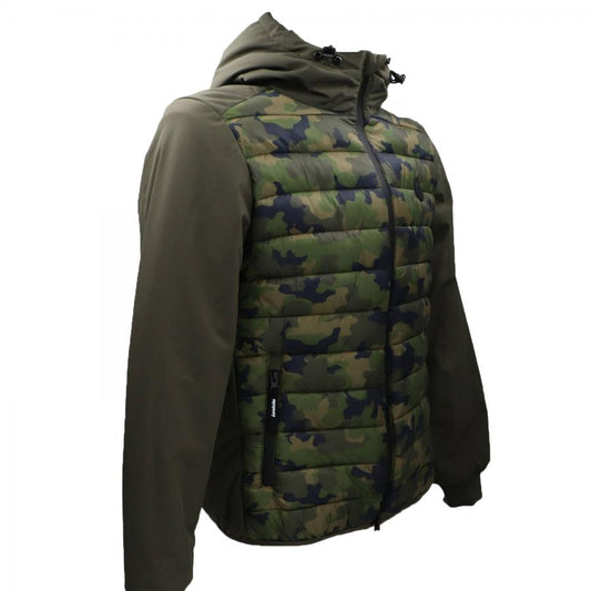 Giubbotto INVICTA  verde militare mimetico