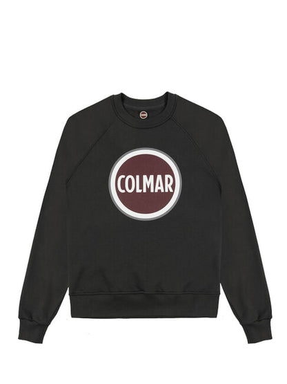 Felpa Colmar girocollo logo centrale bordeaux