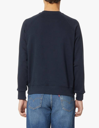 Felpa Colmar girocollo logo centrale bordeaux