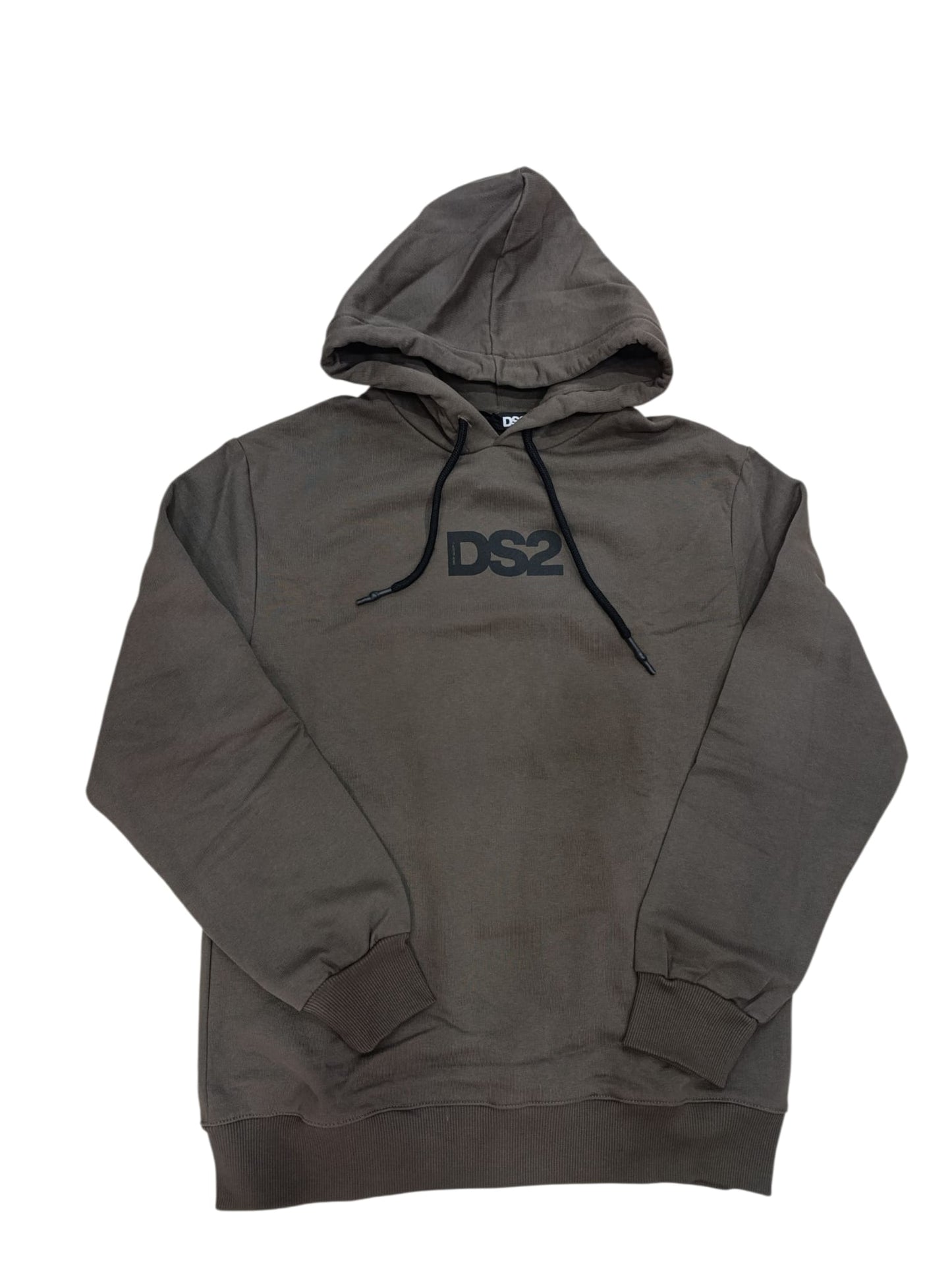 Felpa DROPSEASON2 con cappuccio logo nero laterale