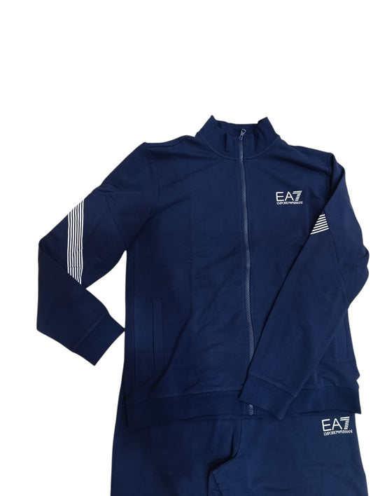 Tuta Emporio Armani  Blu in cotone  con zip