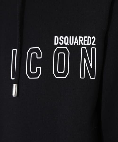 Felpa ICON DSQUARED2 con zip e cappuccio