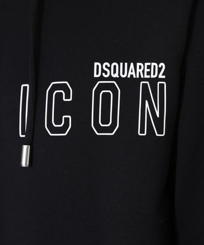 Felpa ICON DSQUARED2 con zip e cappuccio