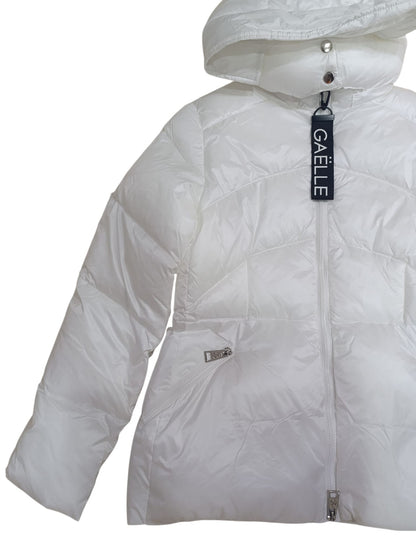 Giubbotto Gaelle Con cappuccio Bianco