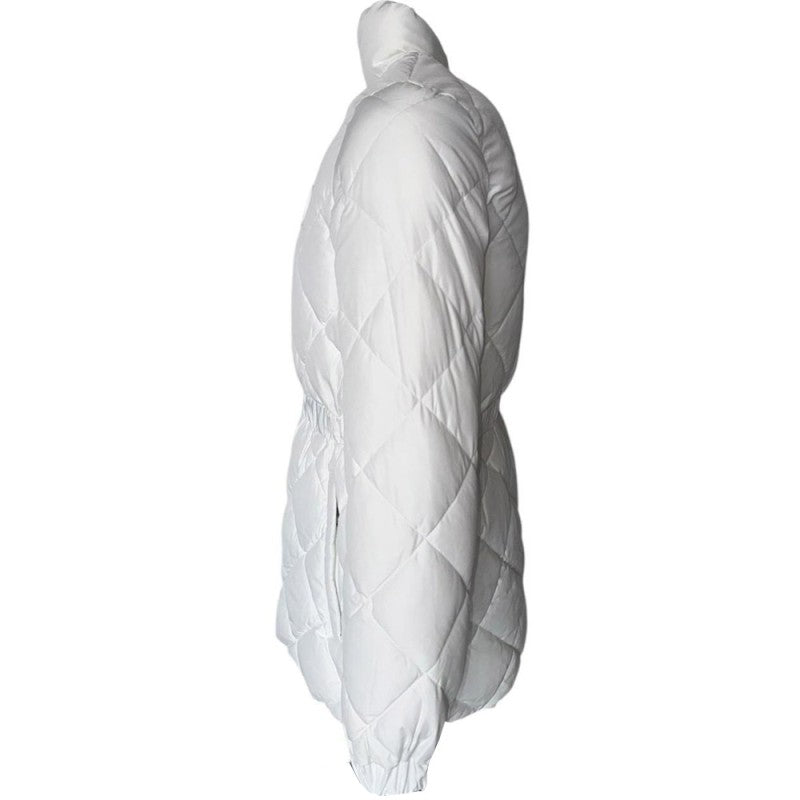 Giubbotto Gaelle con elastico sulla vita bianco