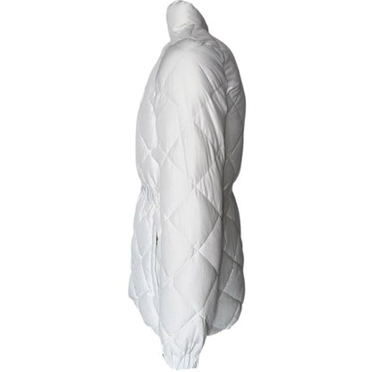 Giubbotto Gaelle con elastico sulla vita bianco