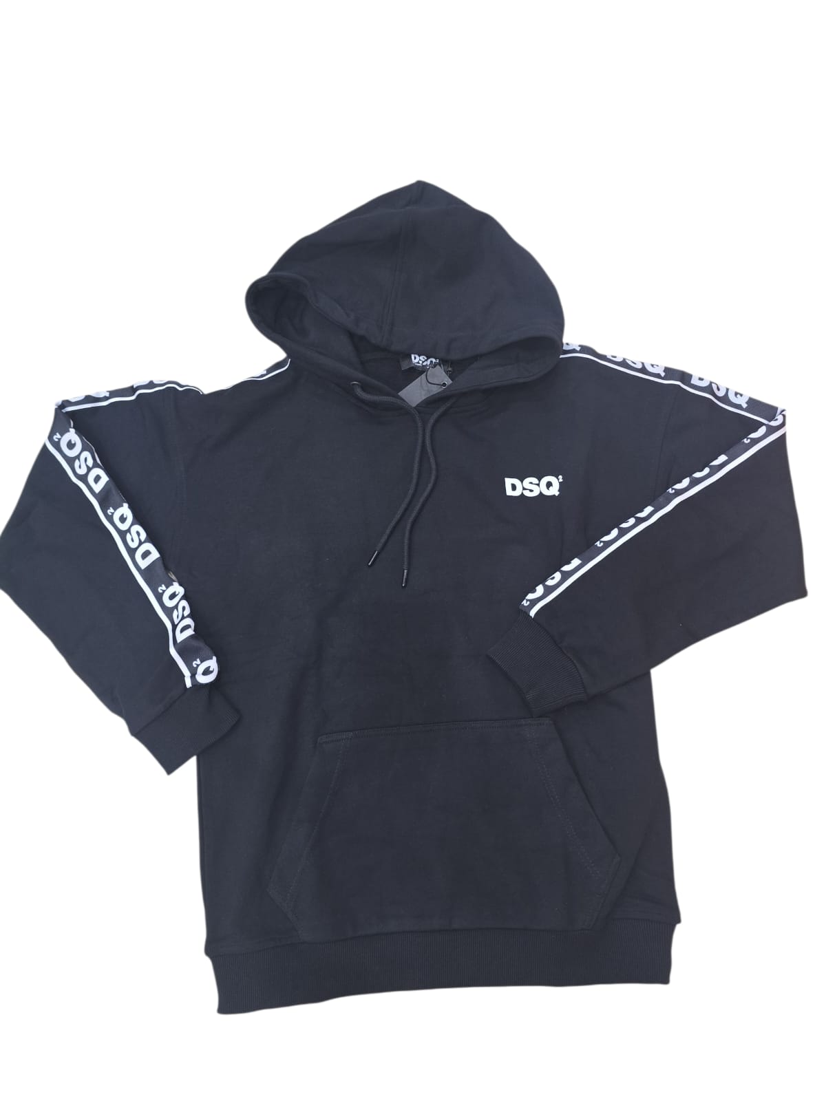 Felpa DSQ2 CON BANDA RICAMATA ALLE SPALLE