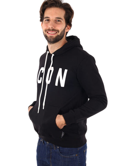 Felpa ICON con cappucio e zip