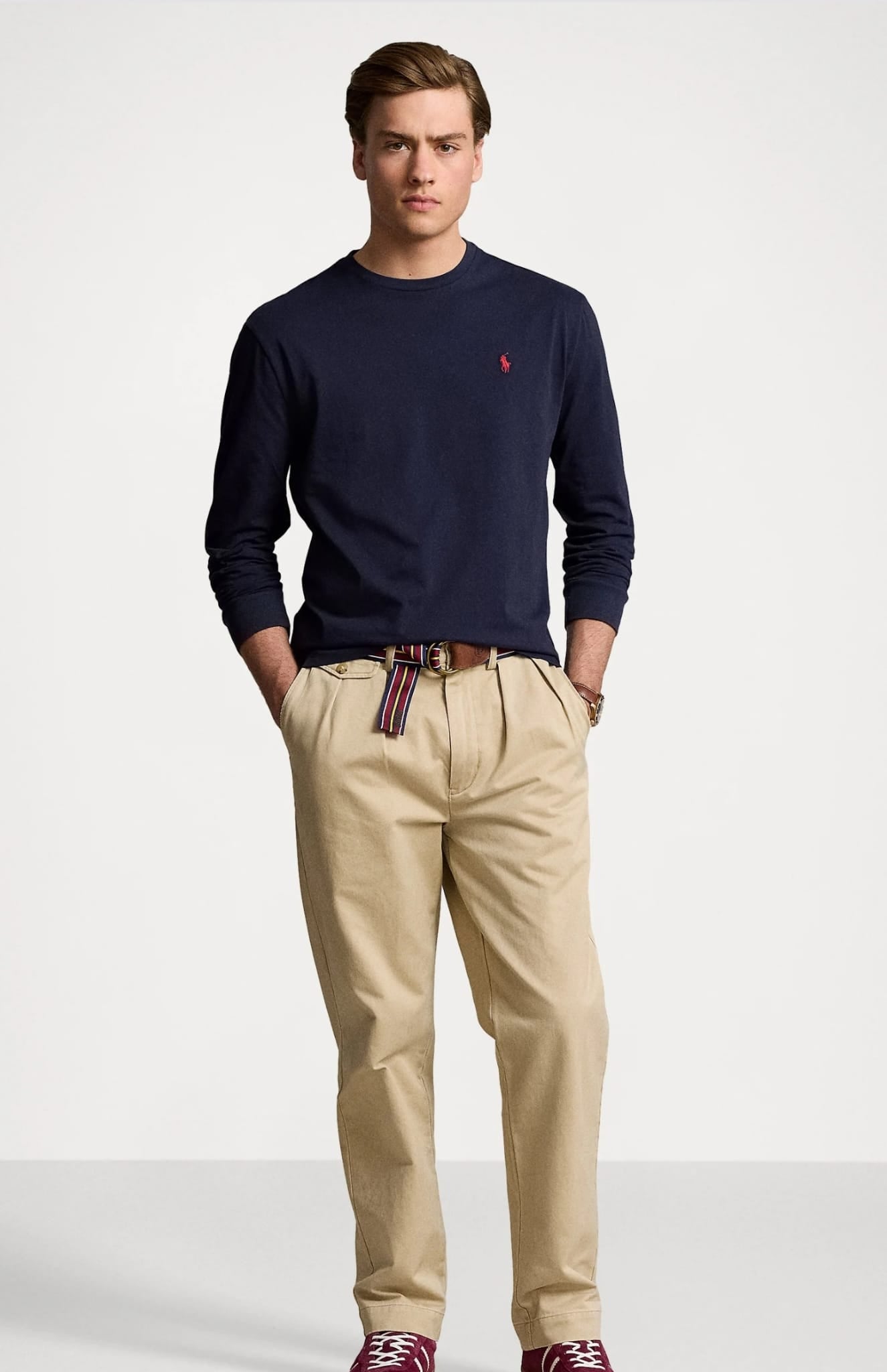 T-shirt Ralph Lauren Manica lunga 3 colori