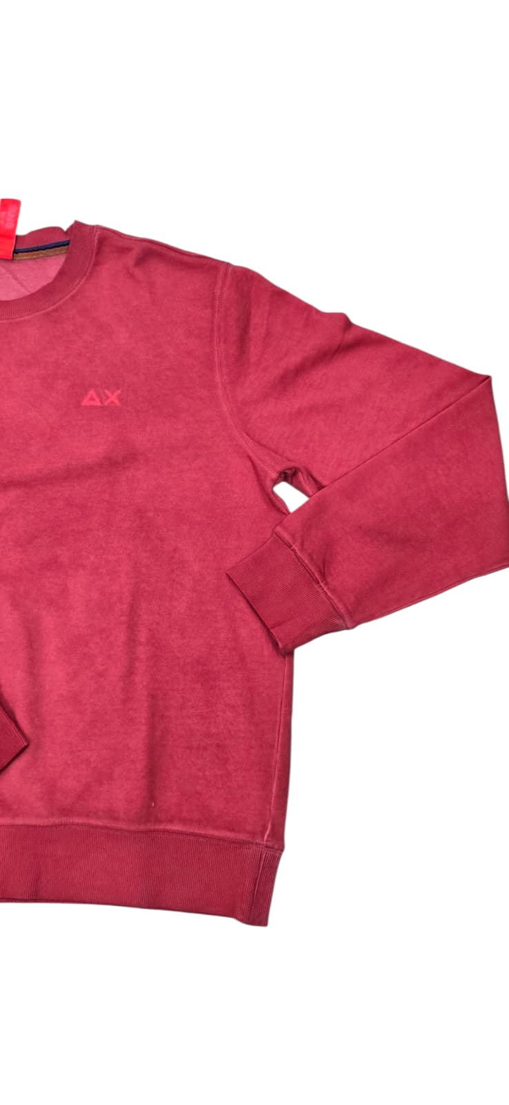 Felpa SUN68 in cotone garzato basic