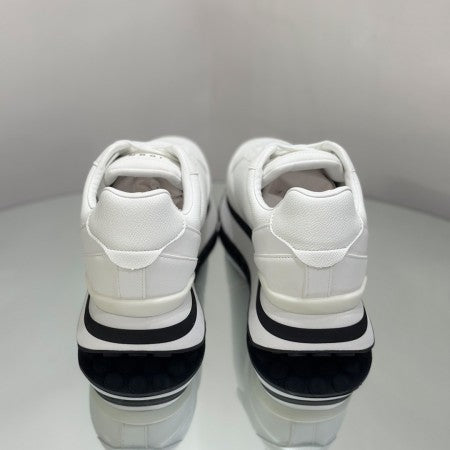 Sneakers ICON in ecopelle con maxi logo laterale